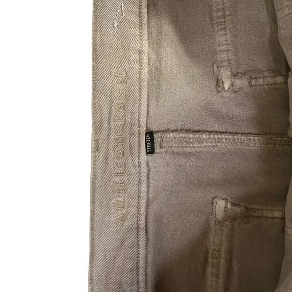 American Eagle 18r Skater Jean Stretch Super High-Waisted super Wide-Leg Pants - Picture 10 of 16